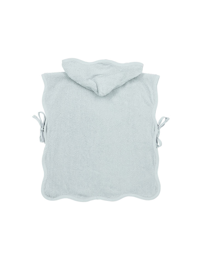 Meyco Πόντσο Μπάνιου Wavy – grey blue – 1-3 years