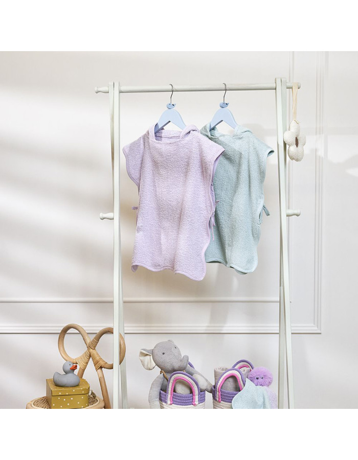 Meyco Πόντσο Μπάνιου terry Wavy – soft lavender – 1-3 years