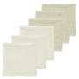 Meyco 6 Λαβέτες Πετσετάκια Popcorn Natural/Soft sand – 30x30cm  |  MEY-167.205.CN.02.M6