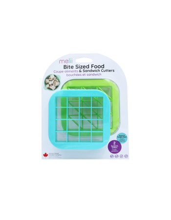 Melii – Sandwich Cutters Blue/Lime 2 τεμ  |  MEL24110