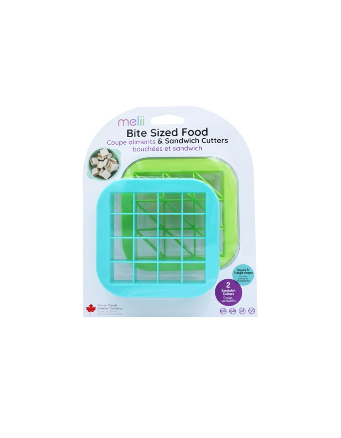 Melii – Sandwich Cutters Blue/Lime 2 τεμ  |  MEL24110
