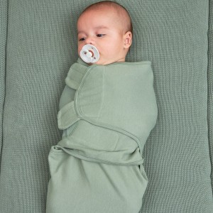 Meyco Swaddle Forest Green 0-3 μηνών