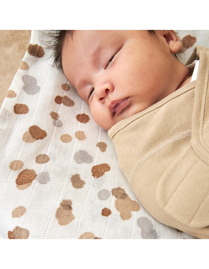 Meyco Swaddle Animal Multicolour 0-3 μηνών
