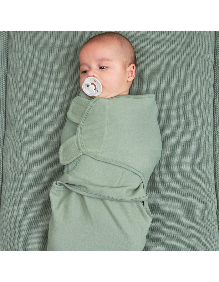 Meyco Swaddle Forest Green 0-3 μηνών