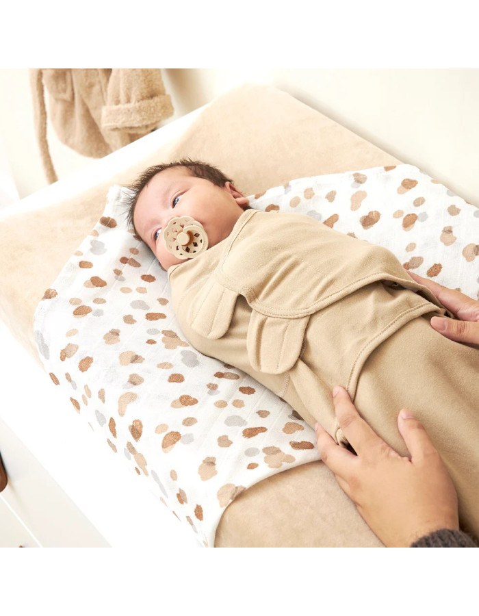 Meyco Swaddle Forest Green 0-3 μηνών