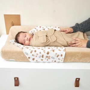 Meyco Swaddle Branches Sand 0-3 μηνών Meyco Swaddle Branches Sand 0-3 μηνών