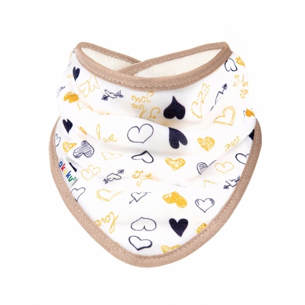 Σαλιάρα μπαντάνα – Καρδιές