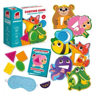 Παιχνίδι Ταξινόμησης Με Ξύλινα Ζωάκια