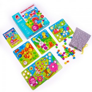 Ξύλινο μωσαϊκό Φάρμα με πουγκί