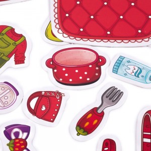 Busy Book με Velcro Φραουλόσπιτο