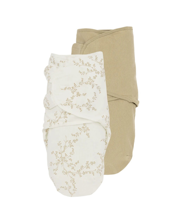 Meyco 2 Pack Swaddle Branches Sand 0-3 μηνών  |  MEY-310068