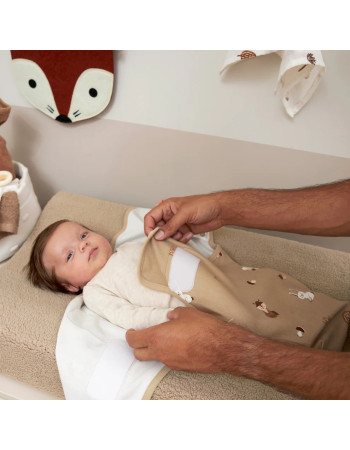 Meyco 2 Pack Swaddle Branches Sand 0-3 μηνών  |  MEY-310068