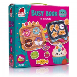 Busy Book με Velcro Ζωάκια Λιχουδιές