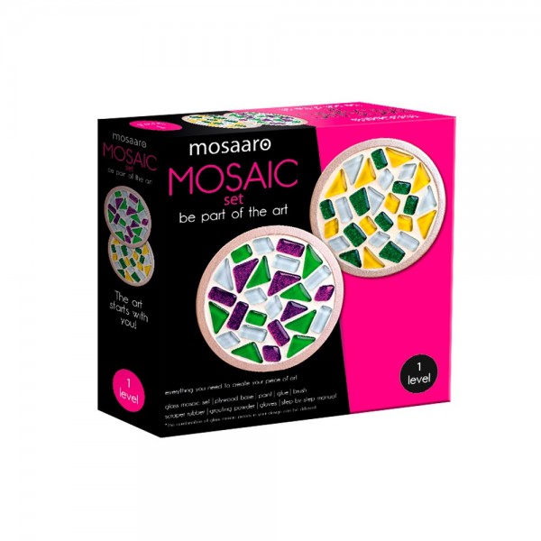 DYI Σετ Μωσαϊκού 2 Σουβέρ (Round)