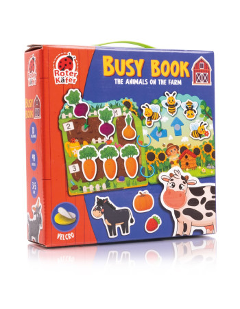 Busy Book με Velcro Ζωάκια στη φάρμα