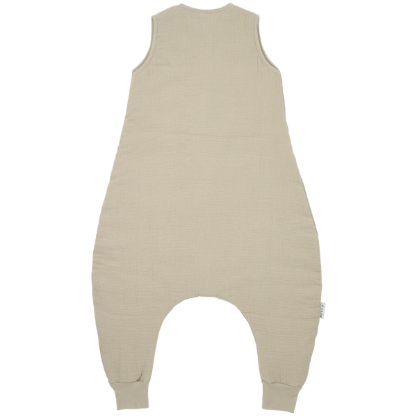 Meyco 100% Βαμβακερός Υπνόσακος με Ποδαράκια Muslin Sand (9 μηνών-5 ετών) - 92cm