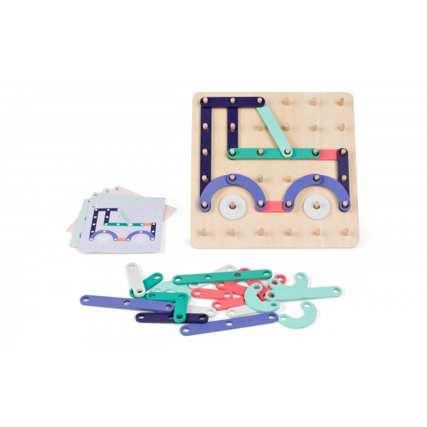 Bs Toys – Πολύχρωμο Ξύλινο Παιχνίδι Στρατηγικής New