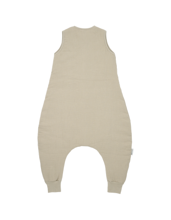 Meyco 100% Βαμβακερός Υπνόσακος με Ποδαράκια 2.0 Tog Muslin Sand (9 μηνών-5 ετών) - 80cm  |  MEY-247.000.33.04