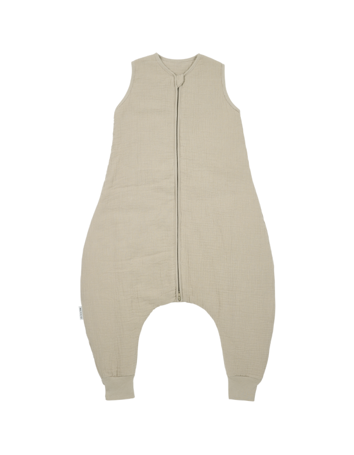 Meyco 100% Βαμβακερός Υπνόσακος με Ποδαράκια 2.0 Tog Muslin Sand (9 μηνών-5 ετών) - 104cm  |  MEY-247.000.33.06