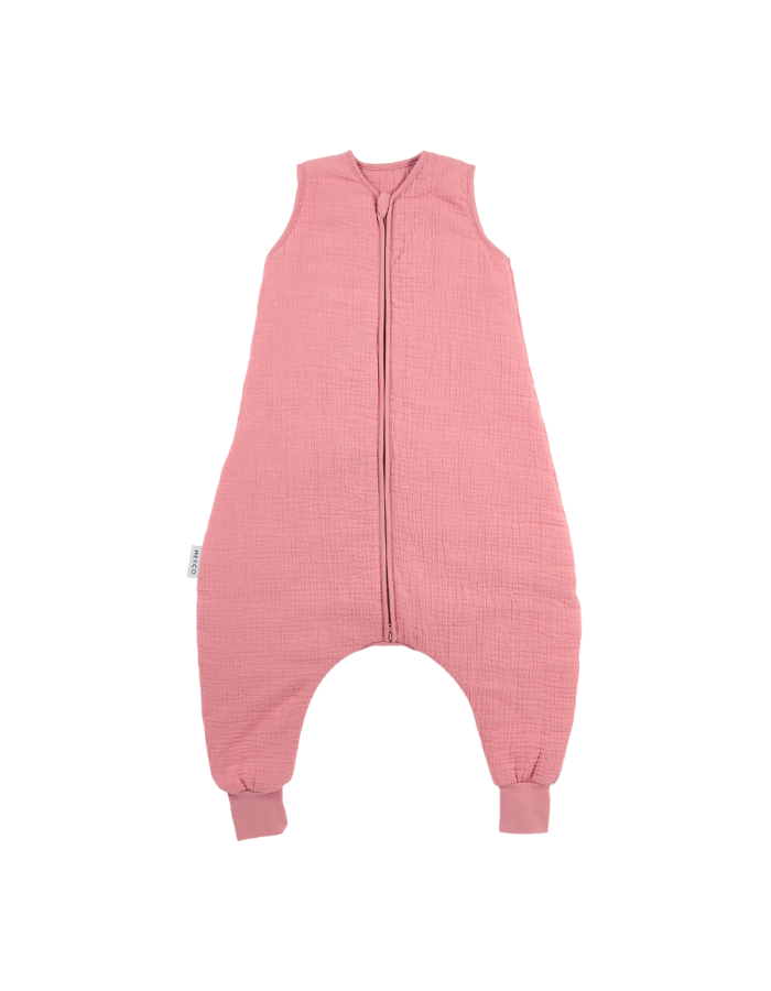Meyco 100% Βαμβακερός Υπνόσακος 2.0 Tog με Ποδαράκια Muslin Rose (9 μηνών-5 ετών) - 104cm  |  MEY-247.000.74.06