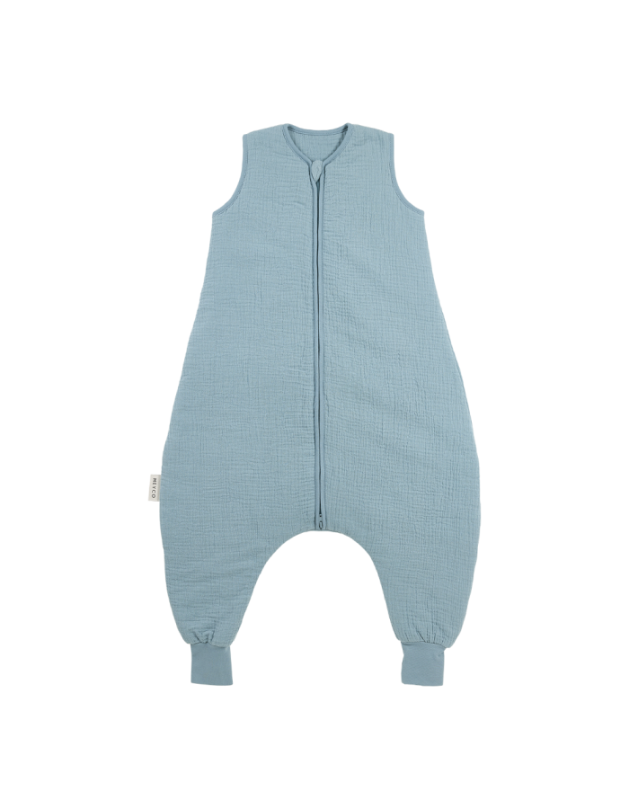 Meyco 100% Βαμβακερός Υπνόσακος 2.0 Tog με Ποδαράκια Muslin Jeans Blue (9 μηνών-5 ετών) - 104cm  |  MEY-247.000.78.06