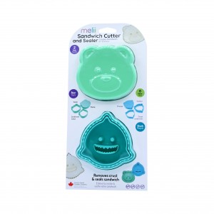 Melii – Sandwich Cutters Bear/Shark 6 τεμ