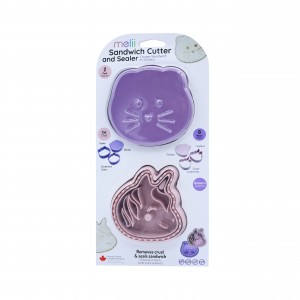 Melii – Sandwich Cutters Unicorn/Cat 6 τεμ