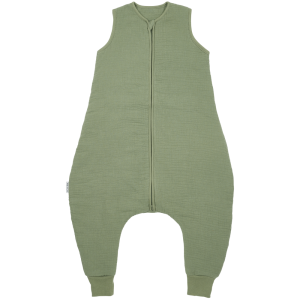 Meyco 100% Βαμβακερός Υπνόσακος 2.0 Tog με Ποδαράκια Muslin Olive Green (9 μηνών-5 ετών) - 92cm