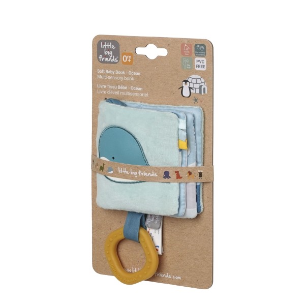 Μαλακό Διαδραστικό Βιβλιαράκι για Βρέφη Ocean