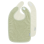 Meyco Σετ 2 Βαμβακερές Σαλιάρες Popcorn natural/soft olive με velcro  |  MEY-241.205.CM.01.M2