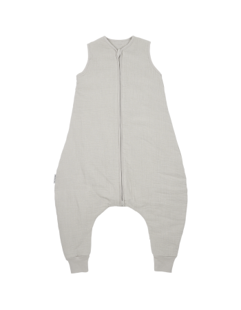Meyco 100% Βαμβακερός Υπνόσακος 2.0 Tog με Ποδαράκια Muslin Greige (9 μηνών-5 ετών) - 80cm