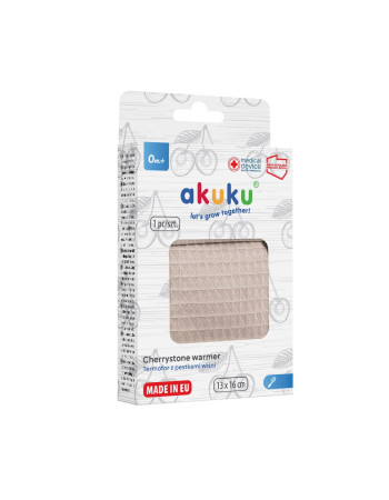 Θερμοφόρα με κουκούτσια από κεράσι 13 Χ 16 – Beige  |  A0633