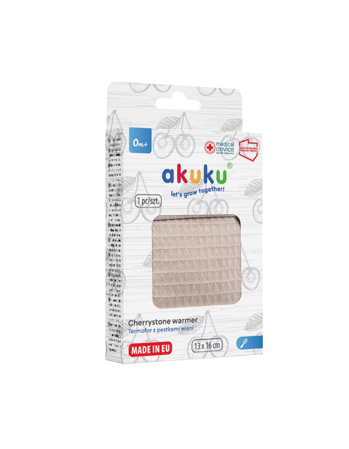 Θερμοφόρα με κουκούτσια από κεράσι 13 Χ 16 – Beige  |  A0633