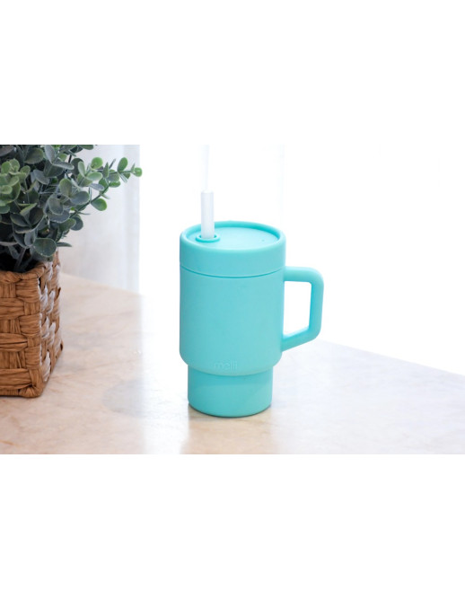 Melii – Παγούρι Σιλικόνης με Καλαμάκι Tumbler Μπλε