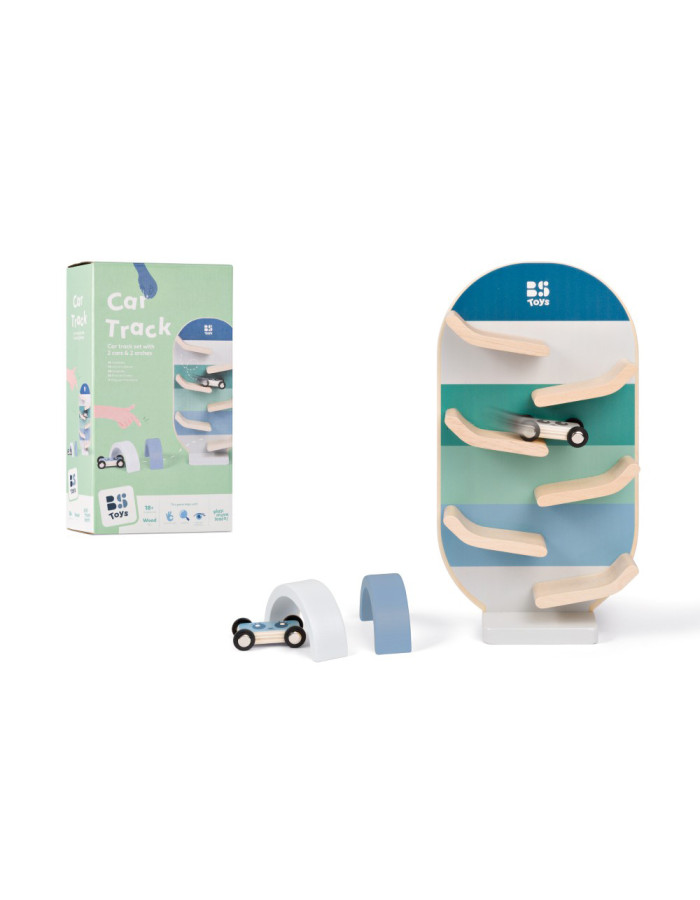 Bs Toys – Ξύλινο Σετ με Αυτοκινητάκια  |  GA528