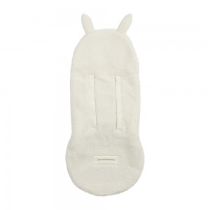 Meyco Wrap Κουβερτούλα Teddy για τη βόλτα Rabbit Natural