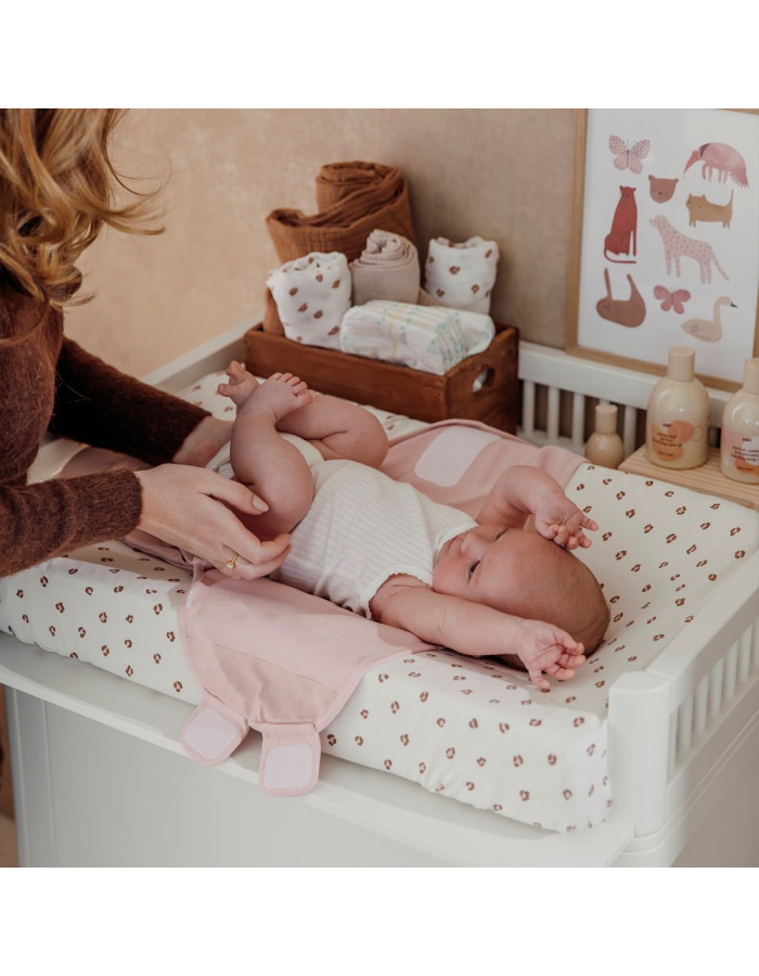 Meyco 2 Pack Swaddle Mini Panther Soft Pink 0-3 μηνών  |  MEY-155.162.41.01B