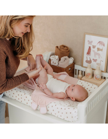 Meyco 2 Pack Swaddle Mini Panther Soft Pink 0-3 μηνών  |  MEY-155.162.41.01B