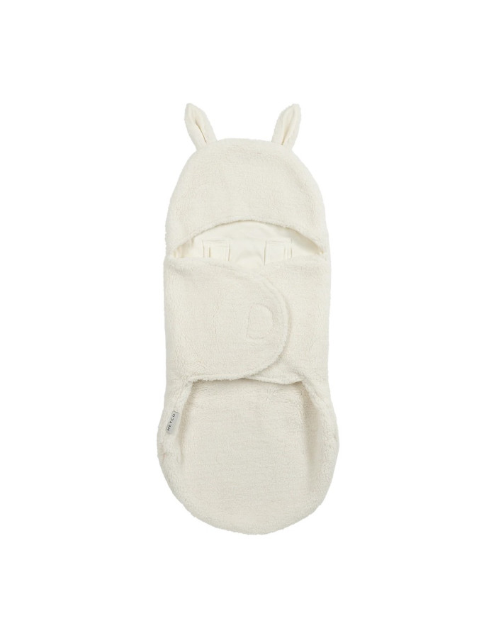 Meyco Wrap Κουβερτούλα Teddy για τη βόλτα Rabbit Natural