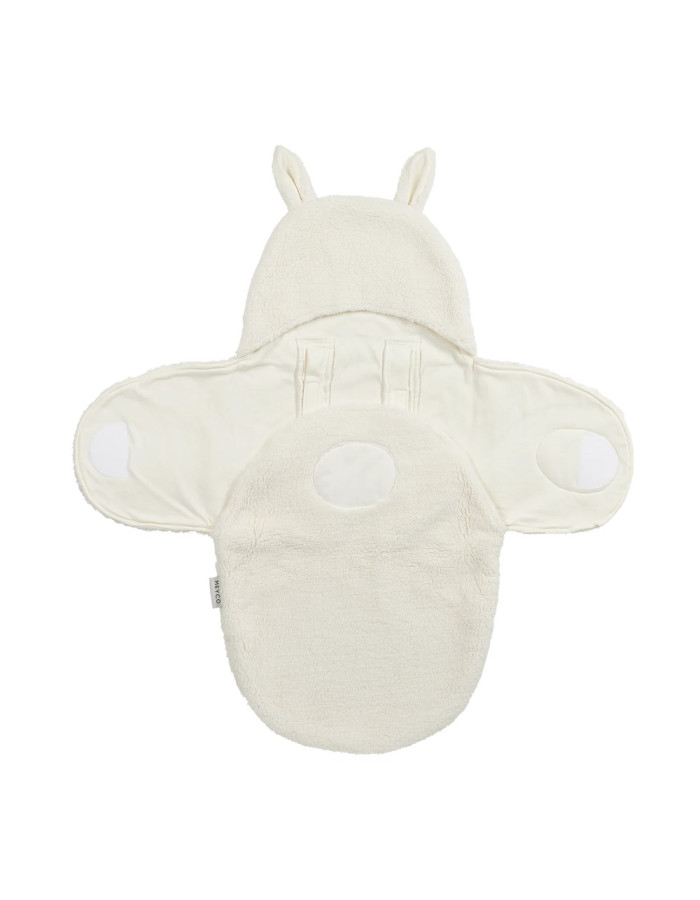 Meyco Wrap Κουβερτούλα Teddy για τη βόλτα Rabbit Natural