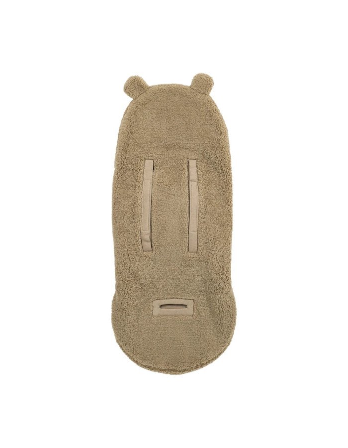 Meyco Wrap Κουβερτούλα Teddy για τη βόλτα Bear Brown