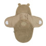 Meyco Wrap Κουβερτούλα Teddy για τη βόλτα Bear Brown  |  MEY-296.242.80.00