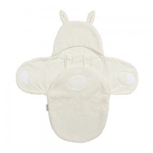 Meyco Wrap Κουβερτούλα Teddy για τη βόλτα Rabbit Natural
