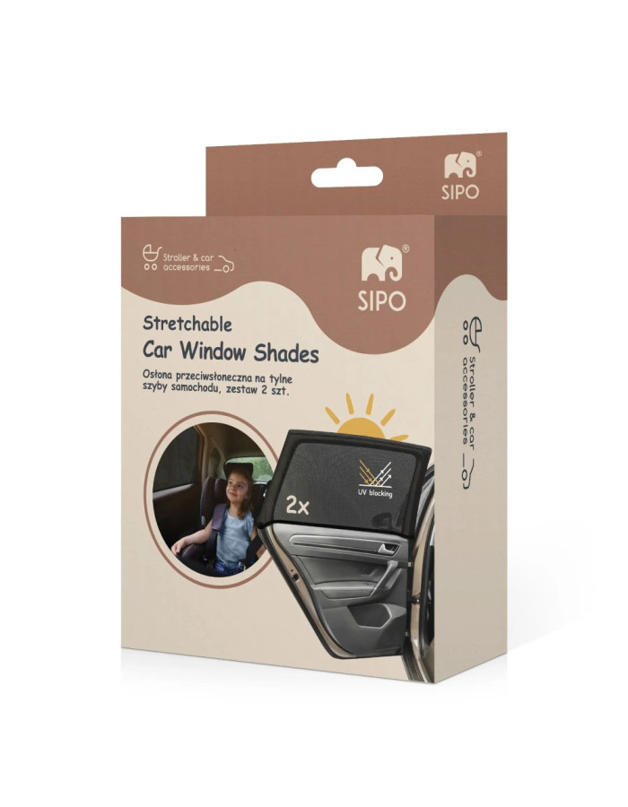 Sipo Sun Socks για Παράθυρα Αυτοκινήτου (2τμχ.)