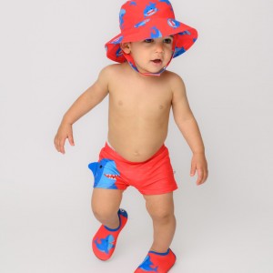 Zoocchini Παιδικό Swim Trunk Sherman the Shark - 3 ΕΤΩΝ