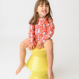 Σετ UV Μαγιώ Πάνα Bucket Καπέλο Μπλούζα Seahorse 