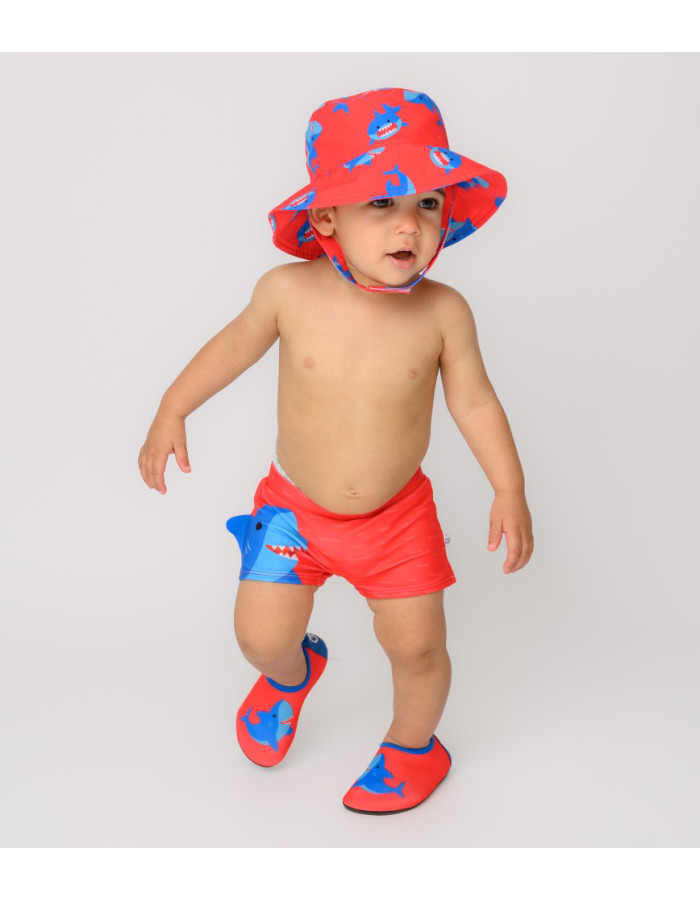 Zoocchini Παιδικό Swim Trunk Sherman the Shark - 12-24m