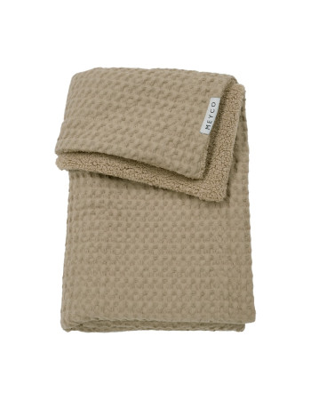 Meyco Κουβέρτα Waffle Teddy Taupe 100x150cm  |  MEY-218.000.31.02