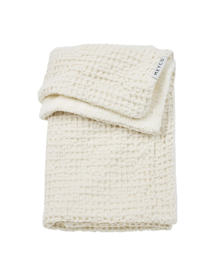 Meyco Κουβέρτα Waffle Teddy Nature 100x150cm  |  MEY-218.000.67.02