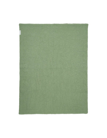 Meyco Κουβέρτα Waffle Teddy Olive Green 100x150cm  |  MEY-218.000.68.02